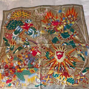 Hermes Silk Scarf